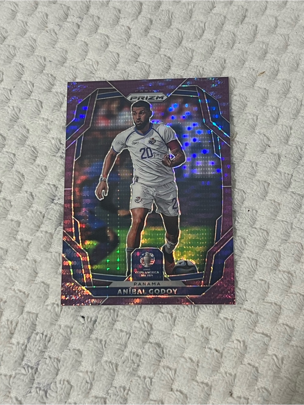 Panini Prizm Anibal Godoy Soccer Trading Card - Holographic